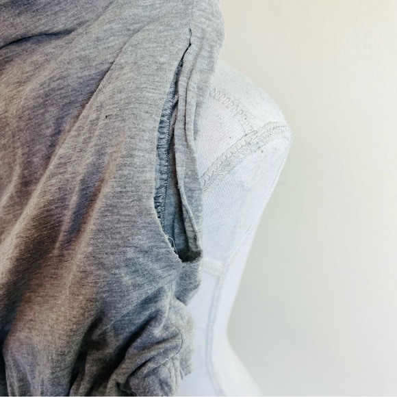 HUF REWORKED Grey Rainbow Ruched Tube Top - Picture 8 of 10